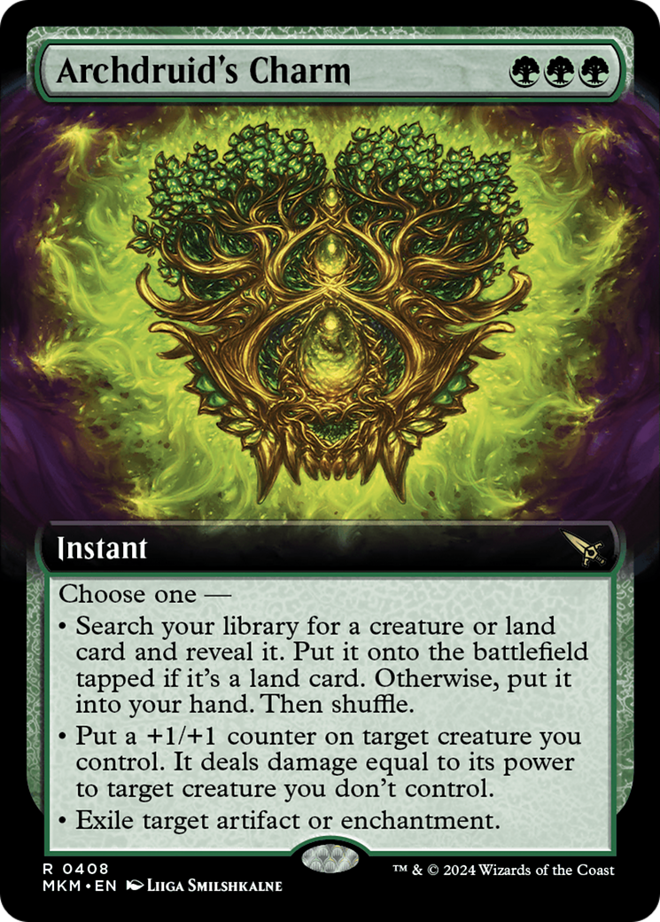 Archdruid's Charm (Extended Art) [Murders at Karlov Manor] | The Time Vault CA