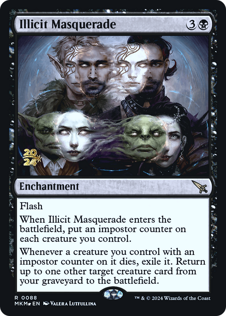 Illicit Masquerade [Murders at Karlov Manor Prerelease Promos] | The Time Vault CA