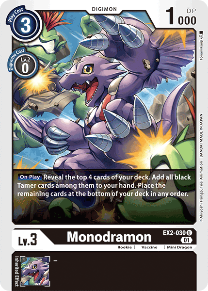 Monodramon [EX2-030] [Digital Hazard] | The Time Vault CA