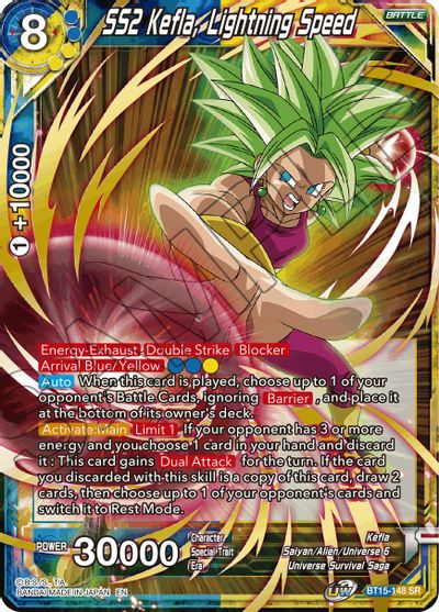 SS2 Kefla, Lightning Speed (BT15-148) [Saiyan Showdown] | The Time Vault CA