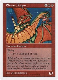 Shivan Dragon (Oversized) [Oversize Cards] | The Time Vault CA