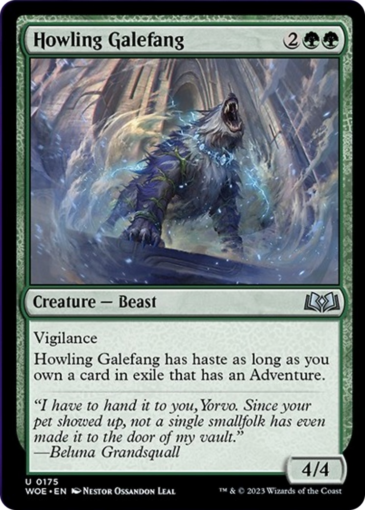 Howling Galefang [Wilds of Eldraine] | The Time Vault CA