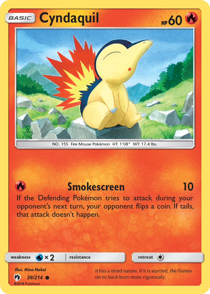 Cyndaquil (39/214) [Sun & Moon: Lost Thunder] | The Time Vault CA
