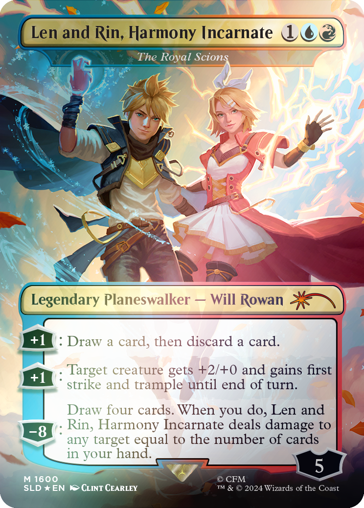 Len and Rin, Harmony Incarnate - The Royal Scions (Rainbow Foil) [Secret Lair Drop Series] | The Time Vault CA