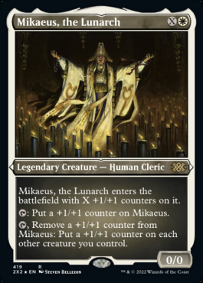 Mikaeus, the Lunarch (Foil Etched) [Double Masters 2022] | The Time Vault CA