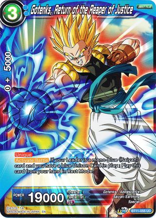 Gotenks, Return of the Reaper of Justice (BT11-056) [Vermilion Bloodline 2nd Edition] | The Time Vault CA