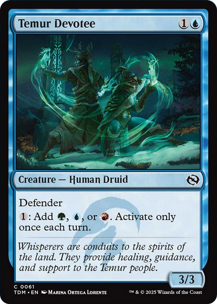 Temur Devotee [Tarkir: Dragonstorm] | The Time Vault CA