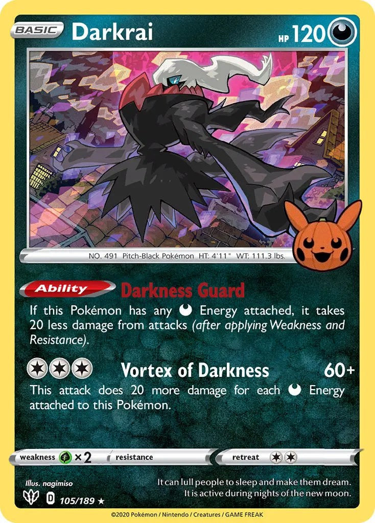 Darkrai (105/189) [Trick or Trade] | The Time Vault CA