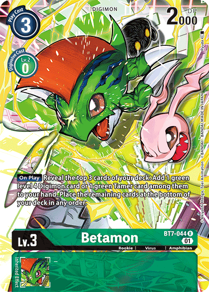 Betamon [BT7-044] (Alternate Art) [Next Adventure] | The Time Vault CA