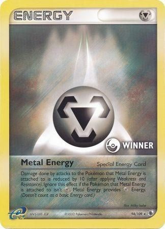 Metal Energy (94/109) (Winner) [EX: Ruby & Sapphire] | The Time Vault CA