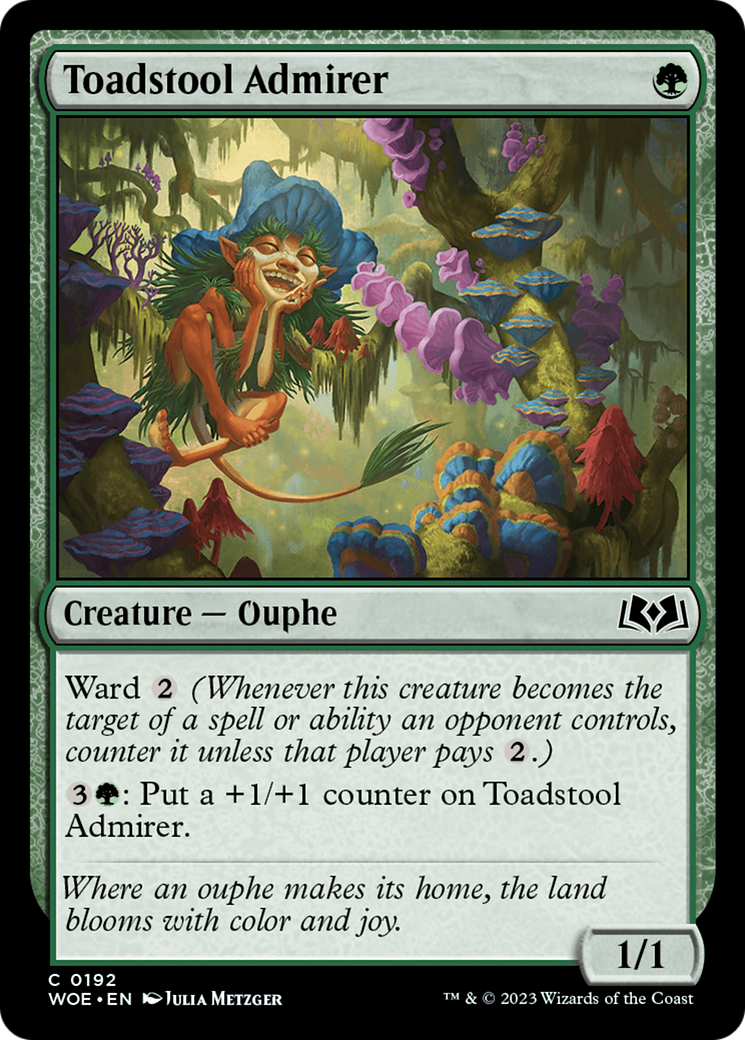 Toadstool Admirer [Wilds of Eldraine] | The Time Vault CA