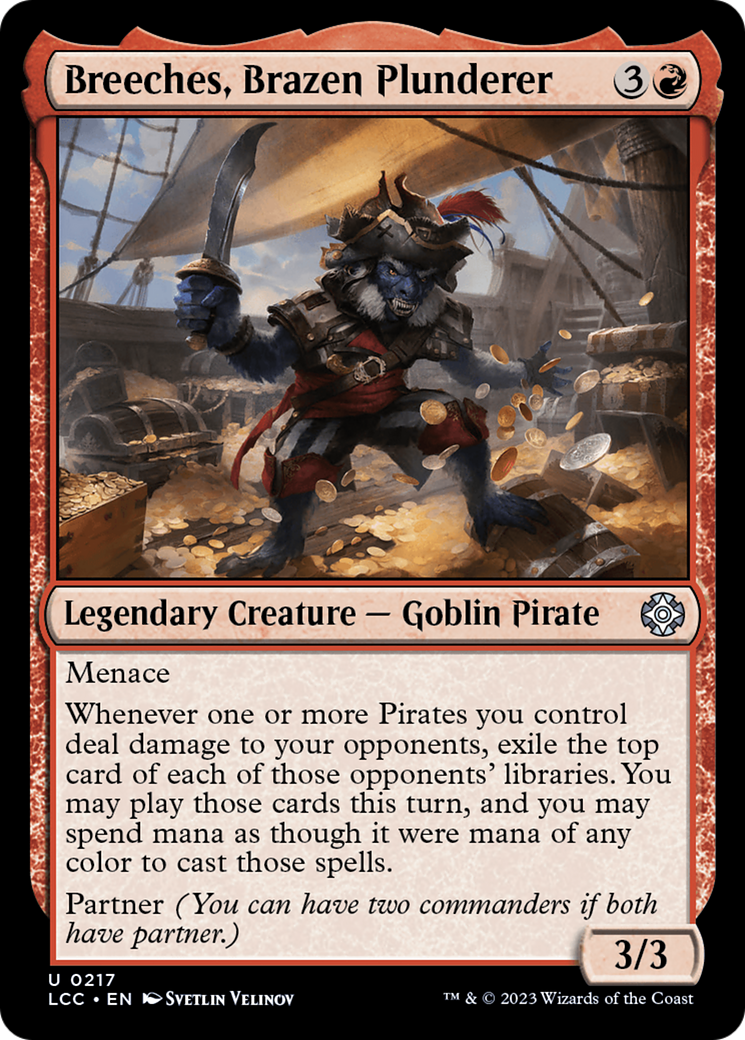 Breeches, Brazen Plunderer [The Lost Caverns of Ixalan Commander] | The Time Vault CA