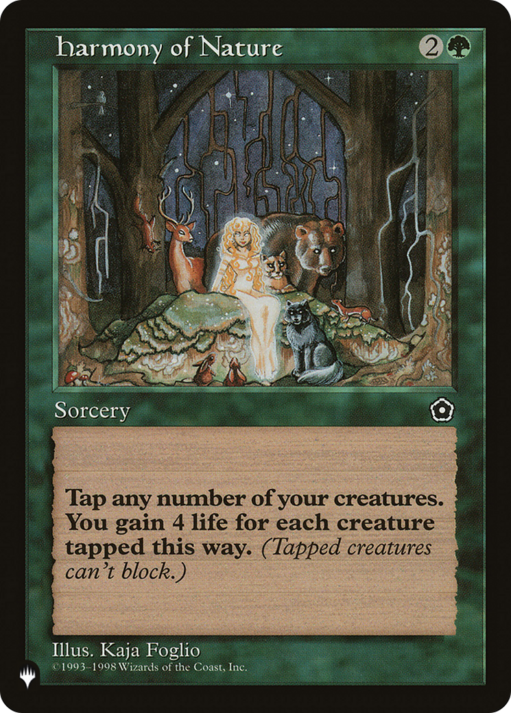 Harmony of Nature [The List] | The Time Vault CA