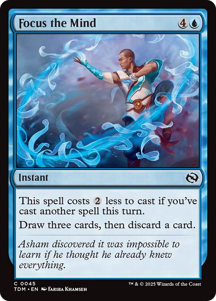 Focus the Mind [Tarkir: Dragonstorm] | The Time Vault CA