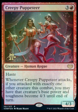 Creepy Puppeteer [Innistrad: Crimson Vow Prerelease Promos] | The Time Vault CA