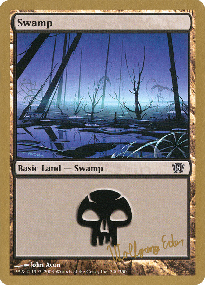 Swamp (we340) (Wolfgang Eder) [World Championship Decks 2003] | The Time Vault CA