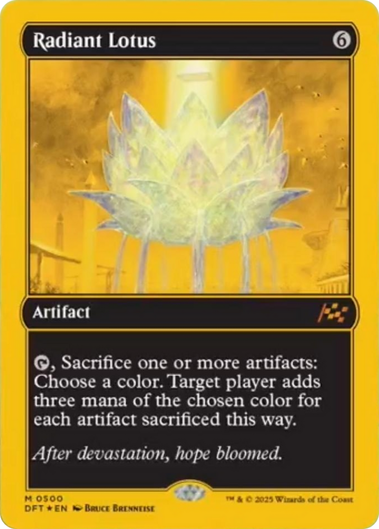 Radiant Lotus (First-Place Foil) [Aetherdrift] | The Time Vault CA