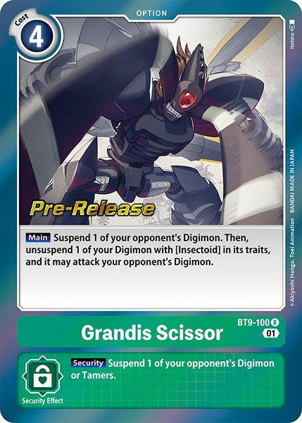 Grandis Scissor [BT9-100] [X Record Pre-Release Promos] | The Time Vault CA