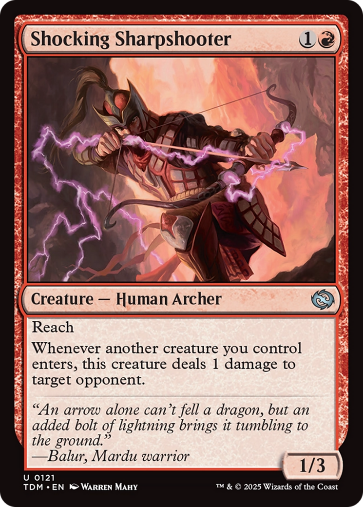 Shocking Sharpshooter [Tarkir: Dragonstorm] | The Time Vault CA