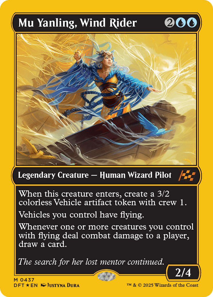 Mu Yanling, Wind Rider (First-Place Foil) [Aetherdrift] | The Time Vault CA