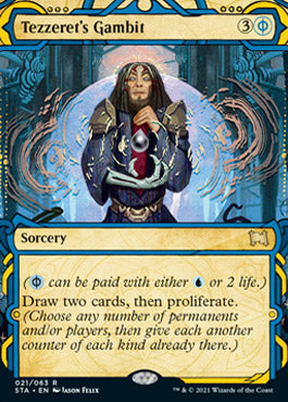 Tezzeret's Gambit (Foil Etched) [Strixhaven: Mystical Archive] | The Time Vault CA
