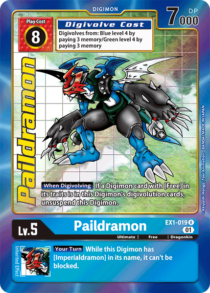 Paildramon [EX1-019] (Alternate Art) [Classic Collection] | The Time Vault CA