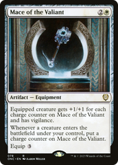 Mace of the Valiant [Phyrexia: All Will Be One Commander] | The Time Vault CA