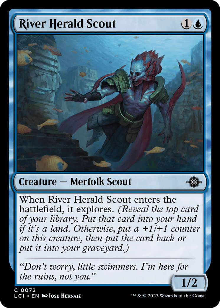 River Herald Scout [The Lost Caverns of Ixalan] | The Time Vault CA