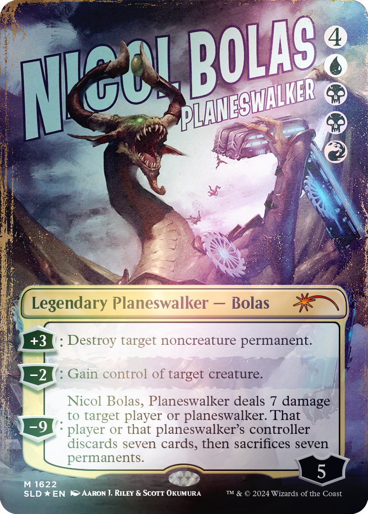 Nicol Bolas, Planeswalker (Rainbow Foil) [Secret Lair Drop Series] | The Time Vault CA