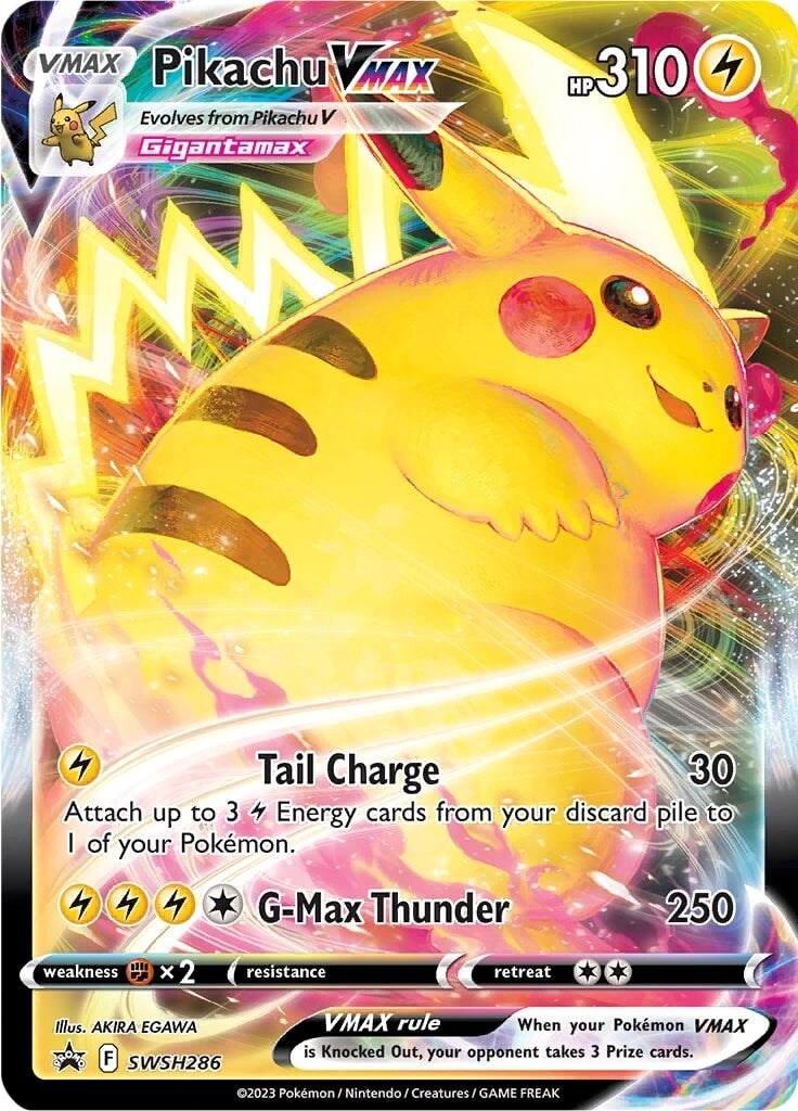 Pikachu VMAX (SWSH286) (Jumbo Card) [Sword & Shield: Black Star Promos] | The Time Vault CA