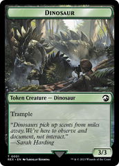 Gnome // Dinosaur (0001) Double-Sided Token [The Lost Caverns of Ixalan Tokens] | The Time Vault CA