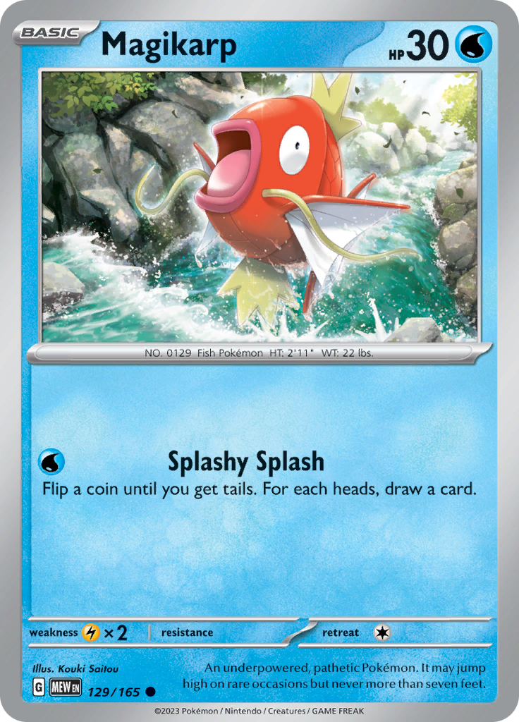 Magikarp (129/165) [Scarlet & Violet 151] | The Time Vault CA