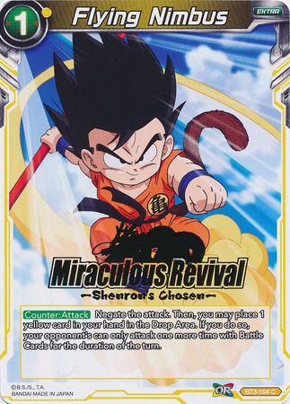 Flying Nimbus (Shenron's Chosen Stamped) (BT3-104) [Tournament Promotion Cards] | The Time Vault CA