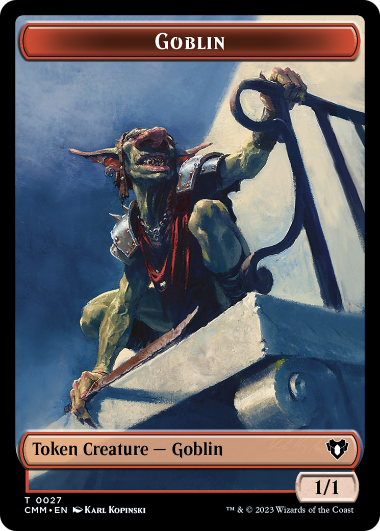 Goblin Token [Commander Masters Tokens] | The Time Vault CA