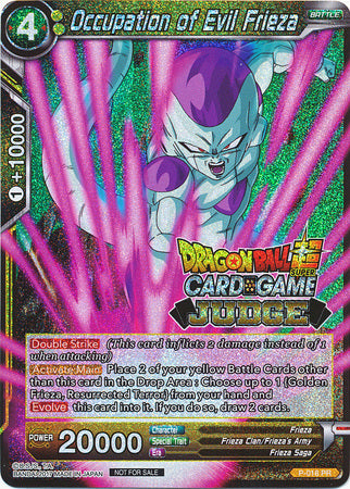 Occupation of Evil Frieza (P-018) [Judge Promotion Cards] | The Time Vault CA