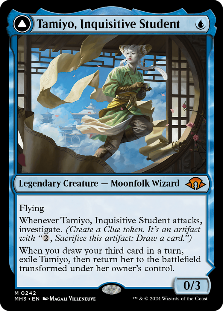 Tamiyo, Inquisitive Student // Tamiyo, Seasoned Scholar [Modern Horizons 3] | The Time Vault CA