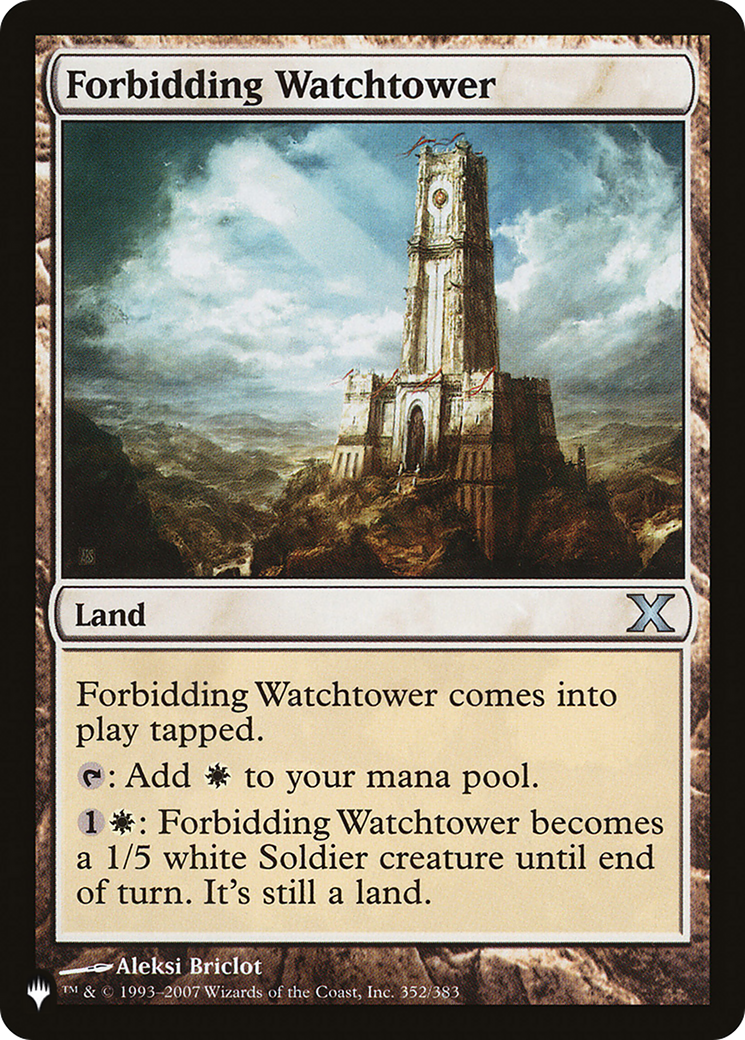 Forbidding Watchtower [The List] | The Time Vault CA