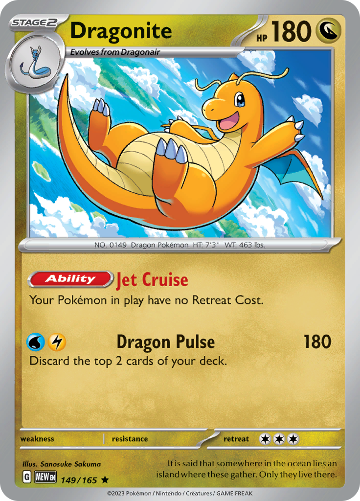 Dragonite (149/165) [Scarlet & Violet: 151] | The Time Vault CA