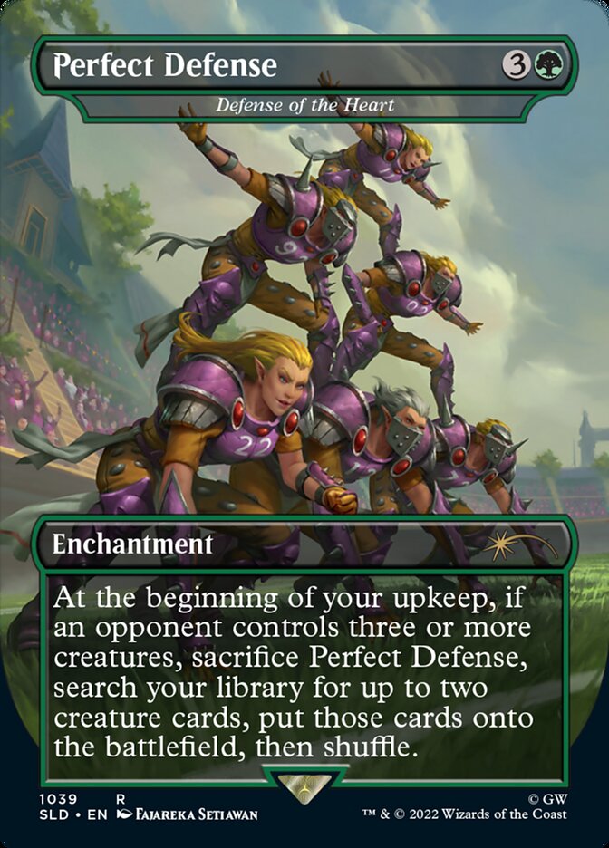 Perfect Defense - Defense of the Heart (Borderless) [Secret Lair Drop Series] | The Time Vault CA