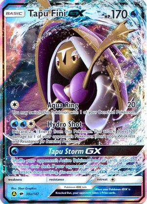 Tapu Fini GX (39a/147) [Alternate Art Promos] | The Time Vault CA