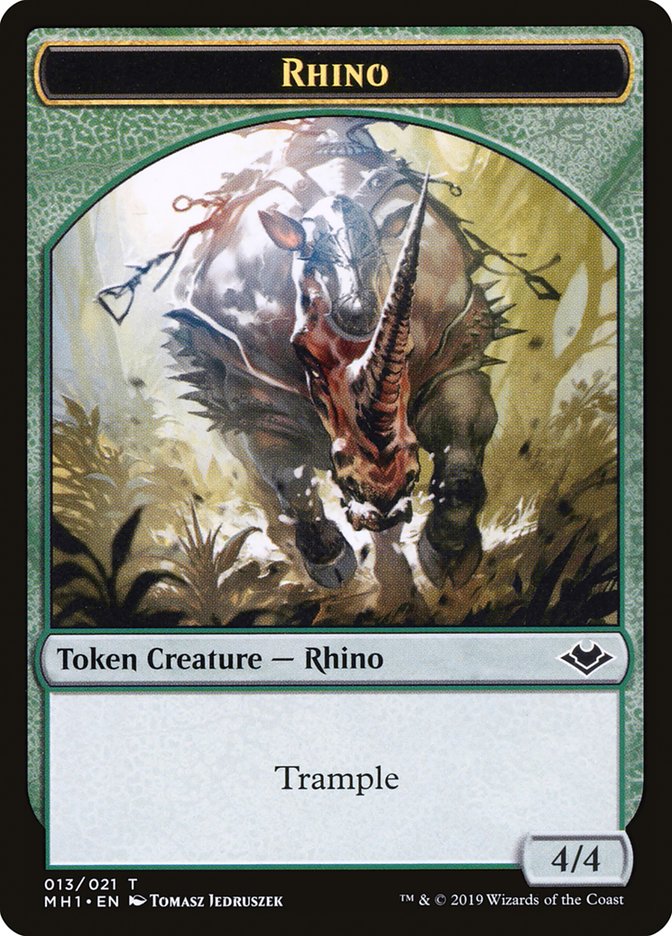 Rhino Token [Modern Horizons Tokens] | The Time Vault CA