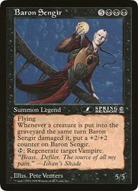 Baron Sengir (Oversized) [Oversize Cards] | The Time Vault CA