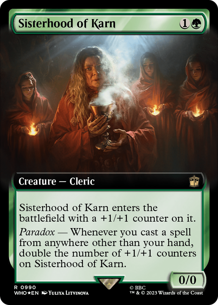 Sisterhood of Karn (Extended Art) (Surge Foil) [Doctor Who] | The Time Vault CA