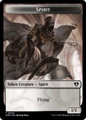 Spirit (0039) // Bird Illusion Double-Sided Token [Commander Masters Tokens] | The Time Vault CA