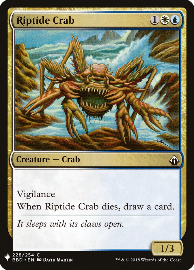 Riptide Crab [Mystery Booster] | The Time Vault CA