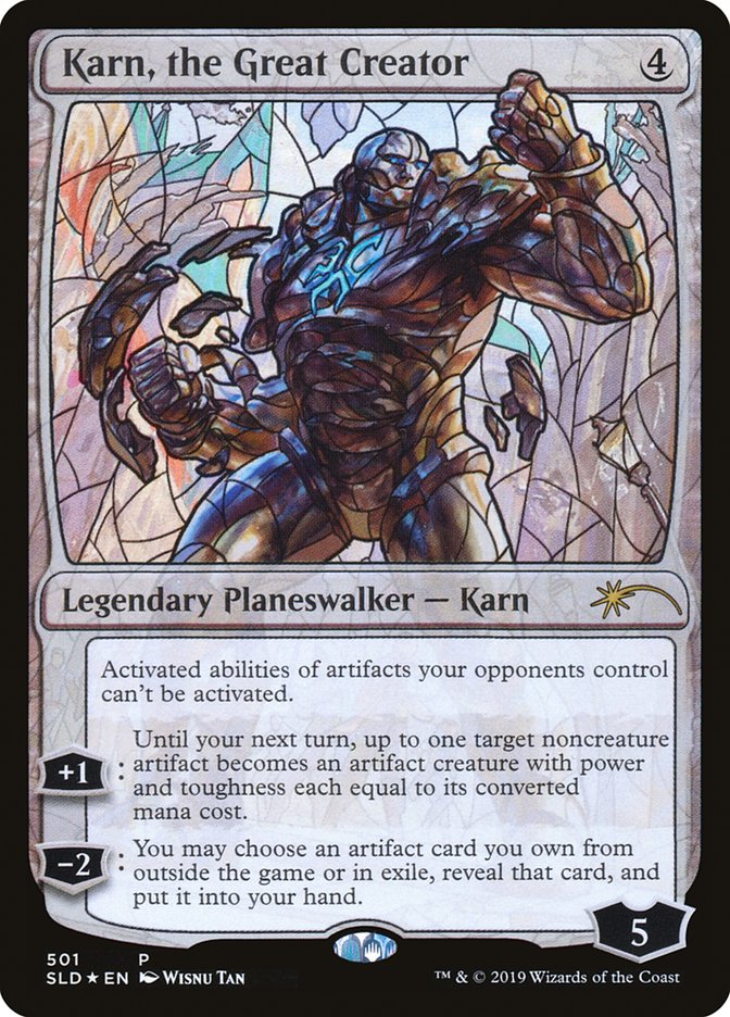 Karn, the Great Creator (Stained Glass) [Secret Lair Drop Promos] | The Time Vault CA