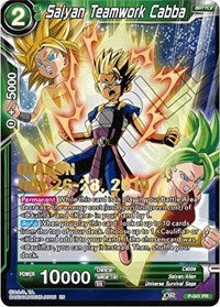 Saiyan Teamwork Cabba (OTAKON 2019) (P-041) [Promotion Cards] | The Time Vault CA