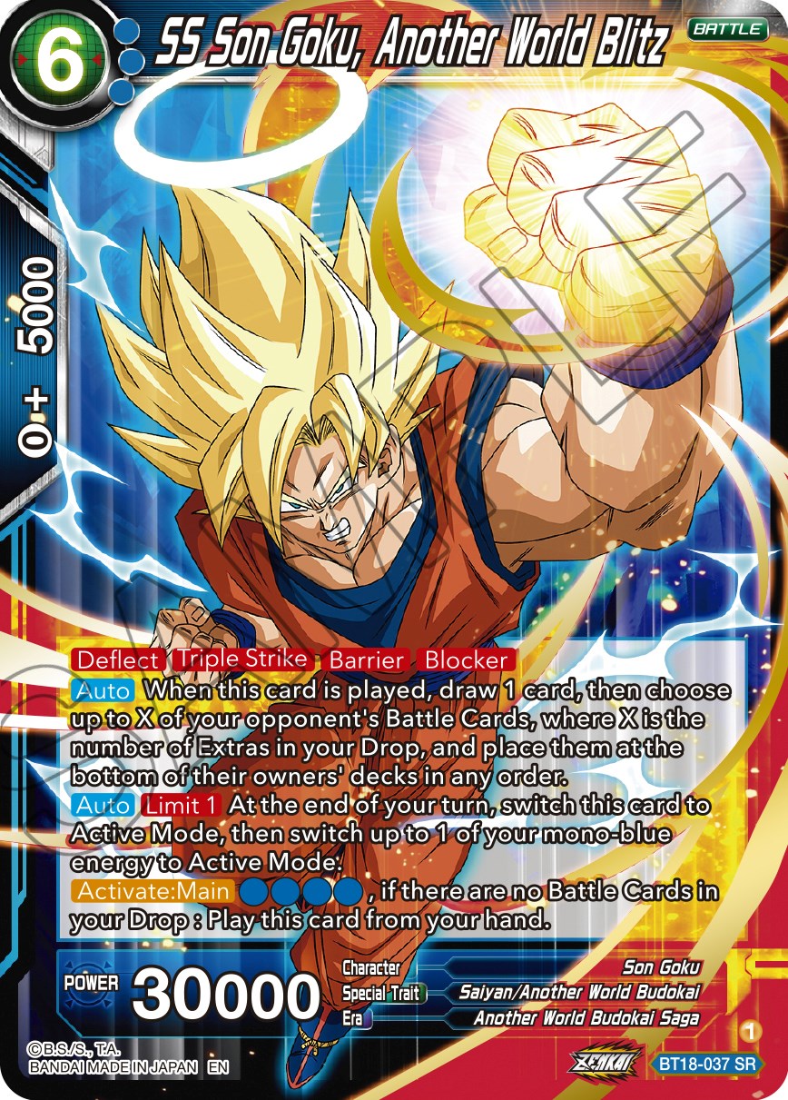 SS Son Goku, Another World Blitz (BT18-037) [Dawn of the Z-Legends] | The Time Vault CA