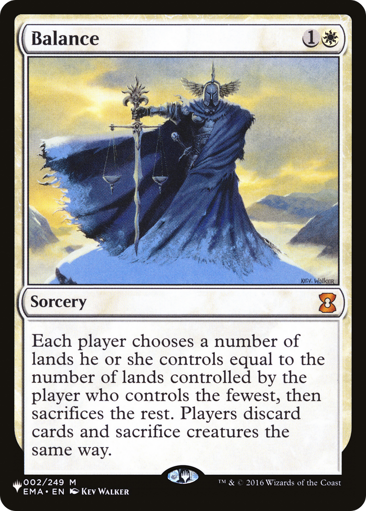 Balance [The List] | The Time Vault CA