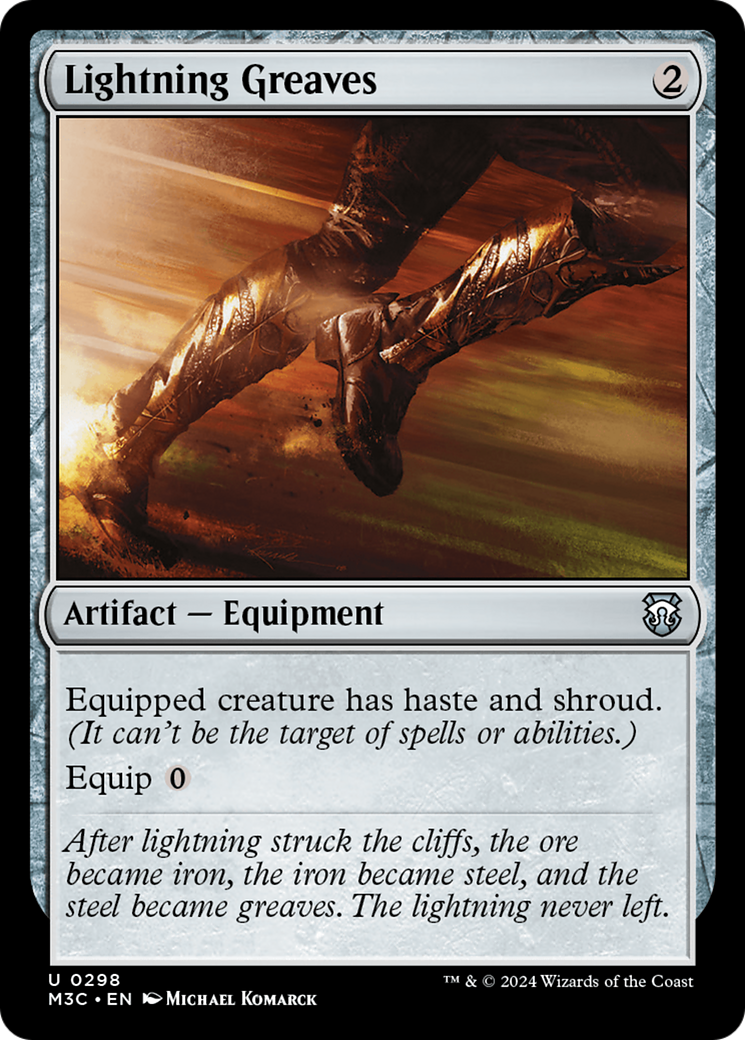 Lightning Greaves [Modern Horizons 3 Commander] | The Time Vault CA